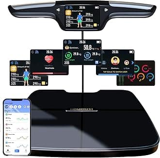 Smart Scale Pro, Hume Health Body Pod Scale Alternative, WiFi Bluetooth Smart Scale with BMI, Body Fat, Muscle Mass, Advanced Body Fat Scale and Biometric Analyzer