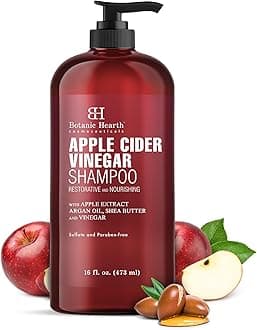 Botanic Hearth Apple Cider Vinegar Shampoo | Clarifying And Nourishing, Reduces Itchy Scalp, Dandruff & Frizz | Sulfate Free, For All Hair Types, Men And Women | 16 Fl Oz (473 ml)