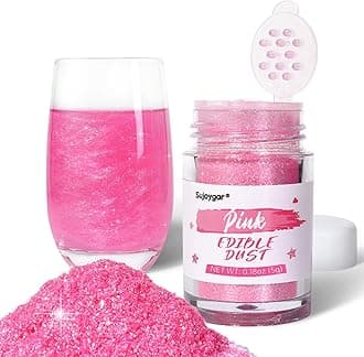Pink Edible Glitter