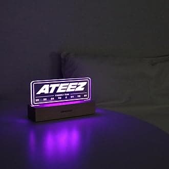 at.zee Night Light, Kpop Merchandise, Korean Idol Lamp for Atiny, 7RGB Color, Dimmer, 8.3 x 4.2 x 1.7
