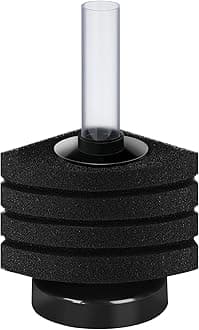 AQUANEAT Aquarium Bio Corner Sponge Filter, for Breeding Shrimp Nano Fish Tank, up to 10Gal