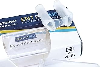 Nostril Retainer, Silicone Tubes for Post Nasal Surgery, After Rhinoplasty. Size 9.