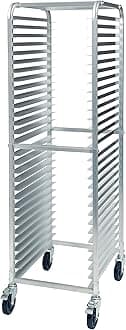 Winco ALRK-30BK Sheet Pan Rack, 20.25'L x 26'W x 69'H, (30) full size pan capaci