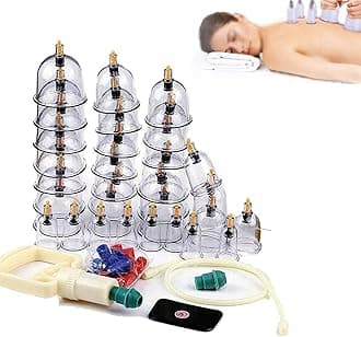 Cupping Therapy Set, 32 Cups Professional Cupping Kit Tube, Cupping Device for Body Massage And Pain Relief, for Slimming Skin Tightening Treatment