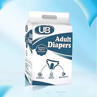 Hygienic Extra Small Adult Diaper Pants Pack Of 20Pcs For Unisex (18-24 Inch) (45-60 Cms)