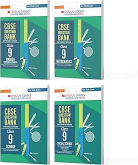 Oswaal CBSE Question Bank Class 9 Set of 4 Books | English | Mathematics | Science | Social Science | Chapterwise & Topicwise Solved Papers | For 2026 Exams Product Bundle – 2 April 2025