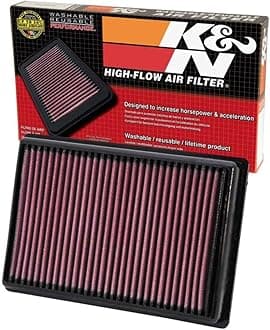 K&N Engine Air Filter: High Performance, Premium, Powersport Fits 2009-2019 Bmw (S1000R, S1000Rr, S1000Xr, Hp4 Race, Hp4, Competition) Bm-1010