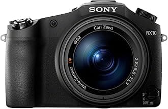 Sony DSC-RX10 Camera Black 20.2 MP 8.3x Zoom 3.0 LCD FHD 24 mm Wide Lens Wi-Fi - Black (Renewed)