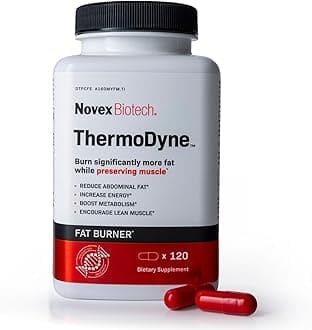 ThermoDyne - Thermogenic Fat Burner for Men - Weight Loss Pills – Appetite Suppressant – Metabolism Booster for Men – Green Tea Extract - 200mg Caffeine - 120 Count