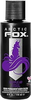 Semi-Permanent Hair Dye, Vegan & Cruelty-Free, Ammonia-Free, Conditioning, Long Lasting, Vibrant Purple AF Color, For All Hair Types, Unisex, 4 Fl Oz