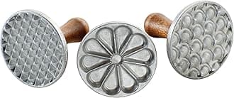 Nordic Ware Heirloom Cookie Stamps (Set of 3), Sturdy Cast Aluminium Cookie Stamp Set, Cookie Press Set Made in the USA, Sturdy and Durable Biscuit Maker Press Set