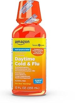 Daytime Cold & Flu Liquid, Orange, 12 Fl Oz