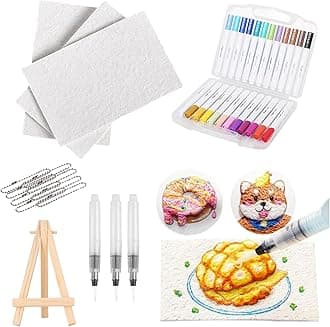 3D Magic Puffy Paint Kit - DIY Bubble Drawing Pens with Canvas Sponge for Textured Art and Creative Projects - Perfect for Kids & Adults