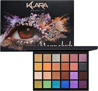Klara Cosmetics 24 Eyeshadow Palette - Eye Makeup Palette with Matte, Shimmer and Metallic Finishes - Face Makeup Palette - Marrakech - 2.5 oz