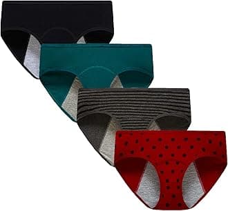 DemifillTeen Girls Period Underwear Cotton Soft Women Panties For Teens Briefs