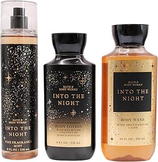 Into the Night - 3 pc Bundle - Daily Trio - Shower Gel, Fine Fragrance Mist & Super Smooth Body Lotion