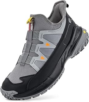 FitVille Extra Wide Sneakers for Men Slip-on Shoes, Soft Comfortable Mens Running Shoe, Slip Resistant Hiking Walking Shoes with Arch Support & Wide Toe Box