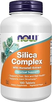 Now Foods Silica Complex, 180 Tabs 500 mg