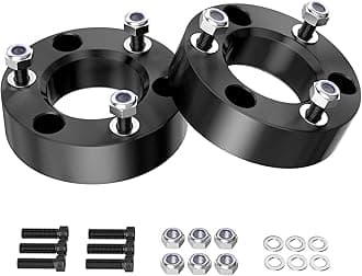 Richeer 2.5 inch Leveling Lift Kit Compatible with 2004-2026 F150, Leveling Lift Kit for 2004-2026 F150 2WD 4WD, 2003-2018 Expedition Forged Front Strut Spacers Raise the Front of your F150 by 2.5"