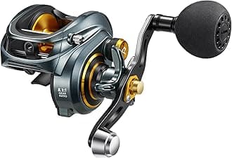 Piscifun Alijoz 300 Baitcaster Fishing Reel,Aluminum Frame Baitcasting Reel, 33Lbs Max Drag, Freshwater & Saltwater Low Profile Casting Reel for Musky, Available in 6.6:1/8.1:1 Gear Ratio
