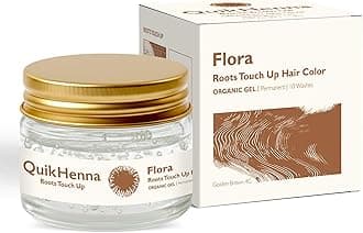 Flora Roots Touch Up Organic Gel Hair Colour 32gm - Golden Brown 4G