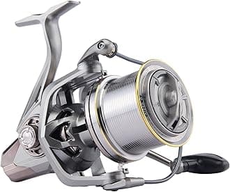 HAUT TON Spinning Reel 8000/9000/10000/12000/14000,6+1BB Metal Surf Fishing Reels,4.8:1 Gear Ratio 55lbs Drag Heavy Long Casting Inshore Saltwater Monster Fish