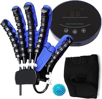 Exercise for Fingers Rechargeable Electric Hand Function Equipment, Stroke Hemiplegia Fingers Recovery Massage Therapy, Dystonia Hemiplegia Finger Training