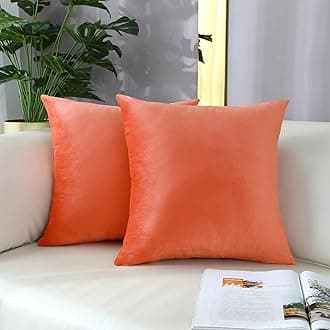 Decorative Peach Pink Velvet Pillow Covers