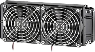 Clyxgs 12 Pipe Aluminum Heat Exchanger Cooling Water Drain Row Radiator for Computer CPU, Industrial Equipment