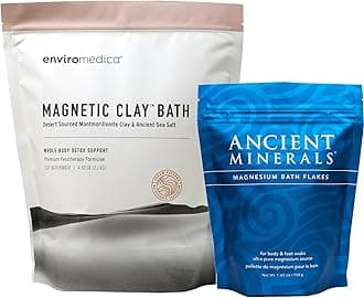 Enviromedica Magnetic Clay - Ancient Minerals Magnesium Bath Flakes - Natural Detox - High-Absorption Efficiency for Relaxation, Wellness & Muscle Relief