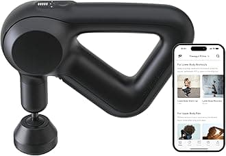 Therabody Prime (4th Generation) - Deep Tissue Percussion Therapy Massage Gun - Bluetooth Enabled, Personal Massager for Pain Relief in Neck, Back, Leg, Shoulder and Body