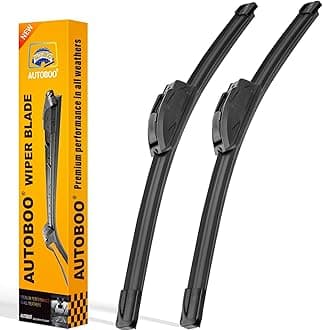 18" and 18" Windshield Wipers Blades (Pack Of 2),OEM Quality Premium All-Seasons Wiper blades,Stable and Quiet Armor wiper blades