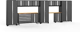 NewAge Products Bold Series Gray 11 Piece Set, Garage Cabinets, 50512
