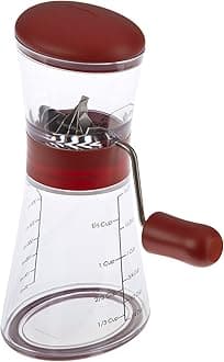 Prepworks by Progressive Nut Chopper with Non-Skid Base, Red