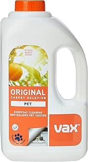 Original Pet 1.5L Carpet Cleaner Solution, Stain Remover Shampoo, Citrus Burst Scent, Neutralises Pet Odours, 1-9-142054, White