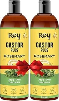 Rey Naturals Castor Plus Rosemary Hair Oil - 400 ml