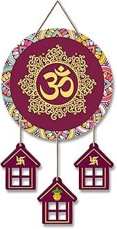 OM Mantra Wooden Wall Hanging Ornaments Decoration Items for Home | Gifts