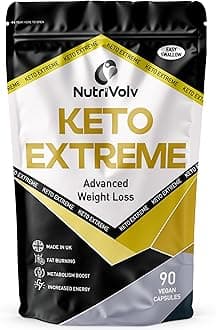 Keto Extreme Fat Burner Keto Diet, Weight Loss, Boost Energy Level & Metabolism - 90 Capsules
