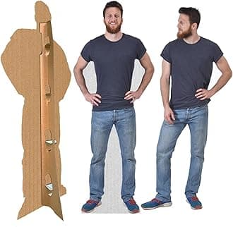 – Personalised Life Size Cardboard Cutout | Custom High Resolution Stand Up | Upload Your Own Photo - Perfect for Wedding, Graduation, Birthday, 1-8 ft
