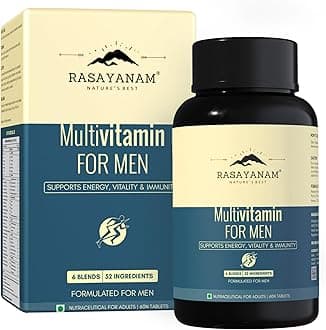 Multivitamin for Men | 52 Ingredients with 100% RDA of Vitamins & Minerals | Energy, Immunity, Performance, Bone, Joint & Heart Health | Daily Multivitamin Tablet for Men - 60 Tablets