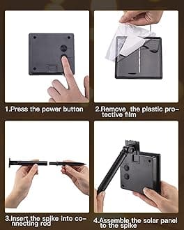 Brightown Solar String Lights Outdoor Waterproof, 4 Packs Total 132 Ft 400 LED Solar Fairy Lights with 8 Modes, Twinkle Solar Powered Outdoor Lights for Patio Yard Trees Wedding Christmas, Warm White