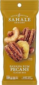 - Banana Rum Pecans Glazed Mix, 1.5 Ounces (Pack of 18)