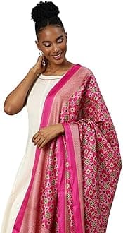 RANI SAAHIBA Women's Art Silk Dupatta