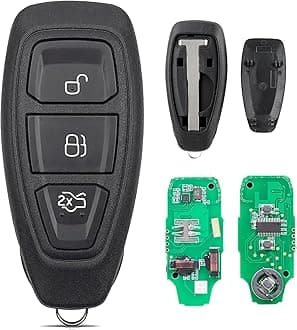 433MHZ 3 Buttons Ford Fiesta S-max C-max Focus Kuga Galaxy Mondeo ID63(83)Chip KR55wk48801