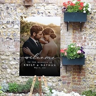 Customized Wedding Welcome Sign With Your Photo, Welcome To Our Wedding Sign, Welcome Sign For Wedding, Dusky Pink Floral, Wedding Sign, Floral Wedding Signs, Welcome Sign Wedding