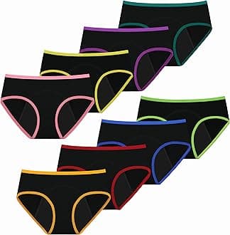 Teens Girls Period Underwear Kids Period Panties Menstrual Leakproof Protective Underwear for Teens Cotton Briefs