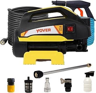 IBELL YO2400 High Pressure Washer, 2400W Induction Motor, 170 Bar, Car, Bike & Home Jet Cleaner, 11 L/min Flow, 8M Hose, Heavy Duty Outdoor Power Washer with Foam Spray Gun