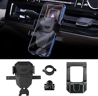 Karltys Car Phone Holder Mount for Toyota Highlander 2020-2023, Black, Fits 4.7-7'' iPhones