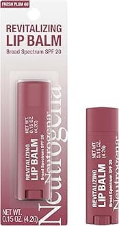 Revitalizing Tinted Lip Balm with SPF 20, Hydrating Tinted Lip Care with Sunscreen, Moisturizing Sheer Tint for Softer, Healthier-Looking Lips, Sheer Fresh Plum 60, 0.15 oz