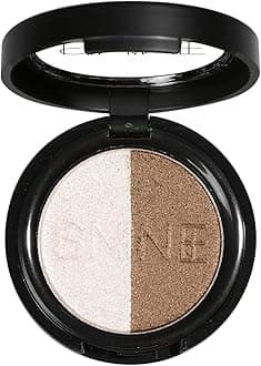 IS'MINE Single Duo Shimmer Brown Eyeshadow, Dual Color, Longwear, White Eye Makeup for Day & Night